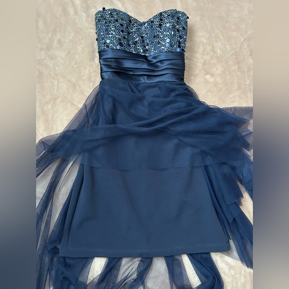 Sequin and Chiffon Party Dress Size S - Picture 3 of 6